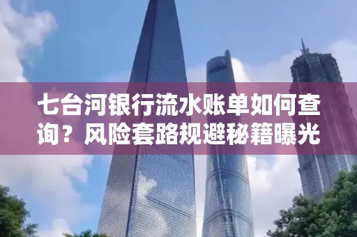 七台河银行流水账单如何查询?风险套路规避秘籍曝光?