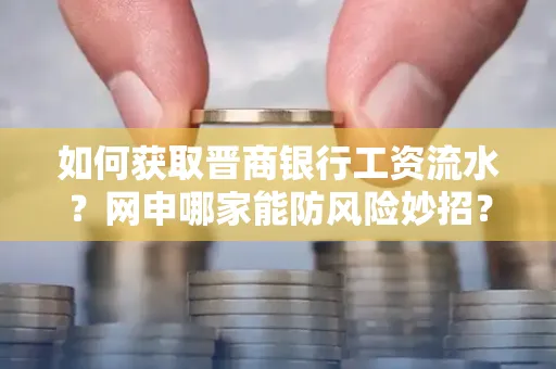 如何获取晋商银行工资流水?网申哪家能防风险妙招?