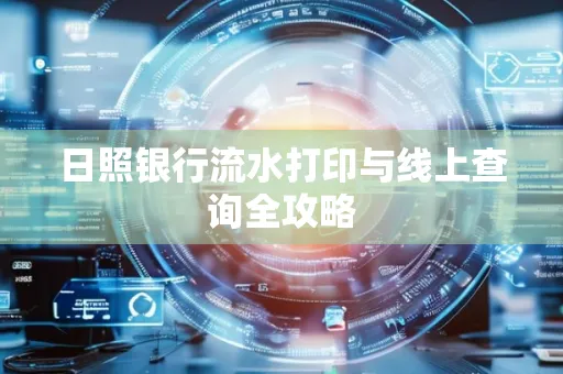 日照银行流水打印与线上查询全攻略