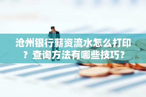 沧州银行薪资流水怎么打印?查询方法有哪些技巧?