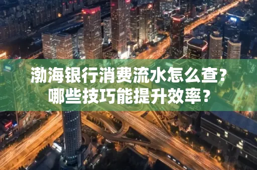 渤海银行消费流水怎么查？哪些技巧能提升效率？