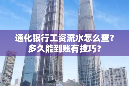 通化银行工资流水怎么查？多久能到账有技巧？
