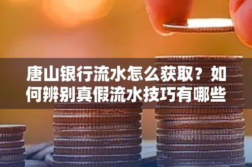 唐山银行流水怎么获取?如何辨别真假流水技巧有哪些?