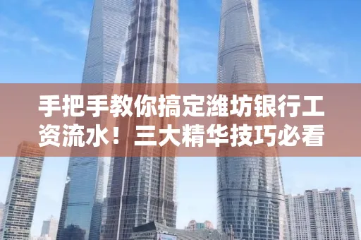 手把手教你搞定潍坊银行工资流水!三大精华技巧必看