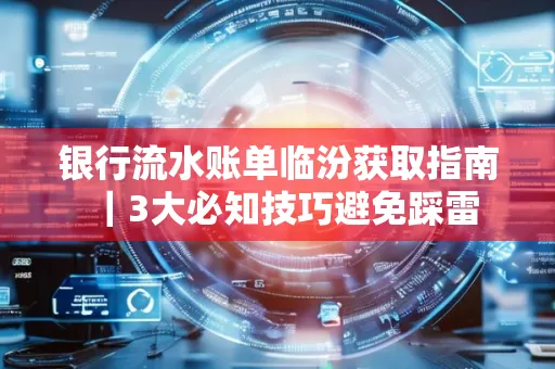 银行流水账单临汾获取指南|3大必知技巧避免踩雷