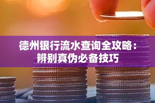 德州银行流水查询全攻略:辨别真伪必备技巧
