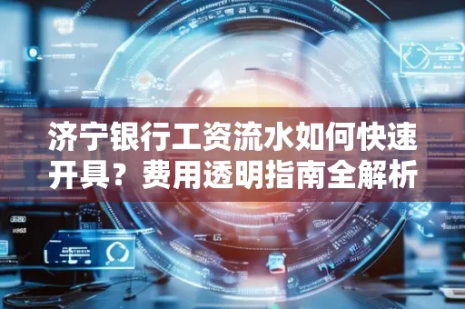 济宁银行工资流水如何快速开具?费用透明指南全解析