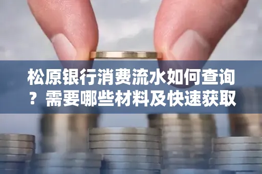 松原银行消费流水如何查询?需要哪些材料及快速获取方法?