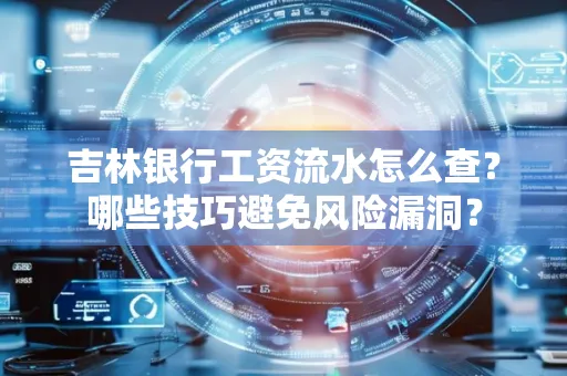 吉林银行工资流水怎么查?哪些技巧避免风险漏洞?